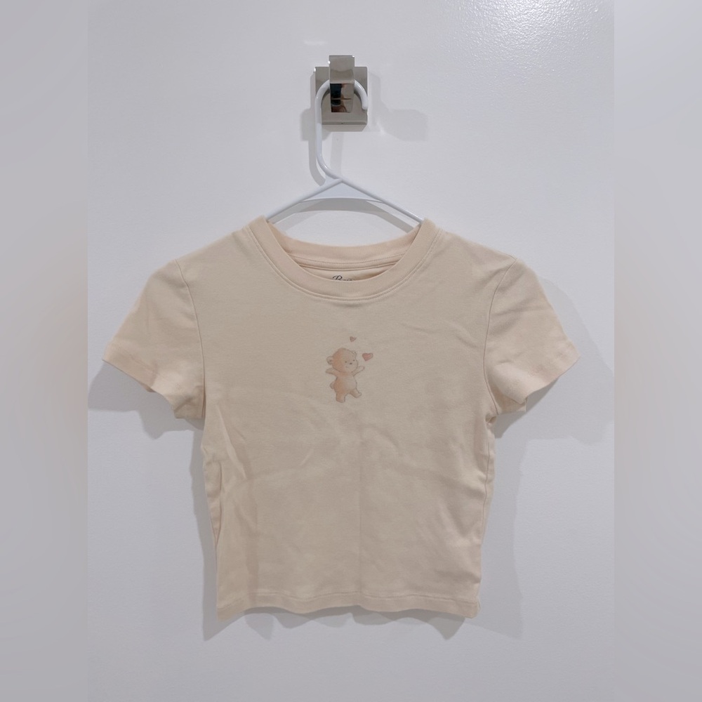 Crop short sleeve top